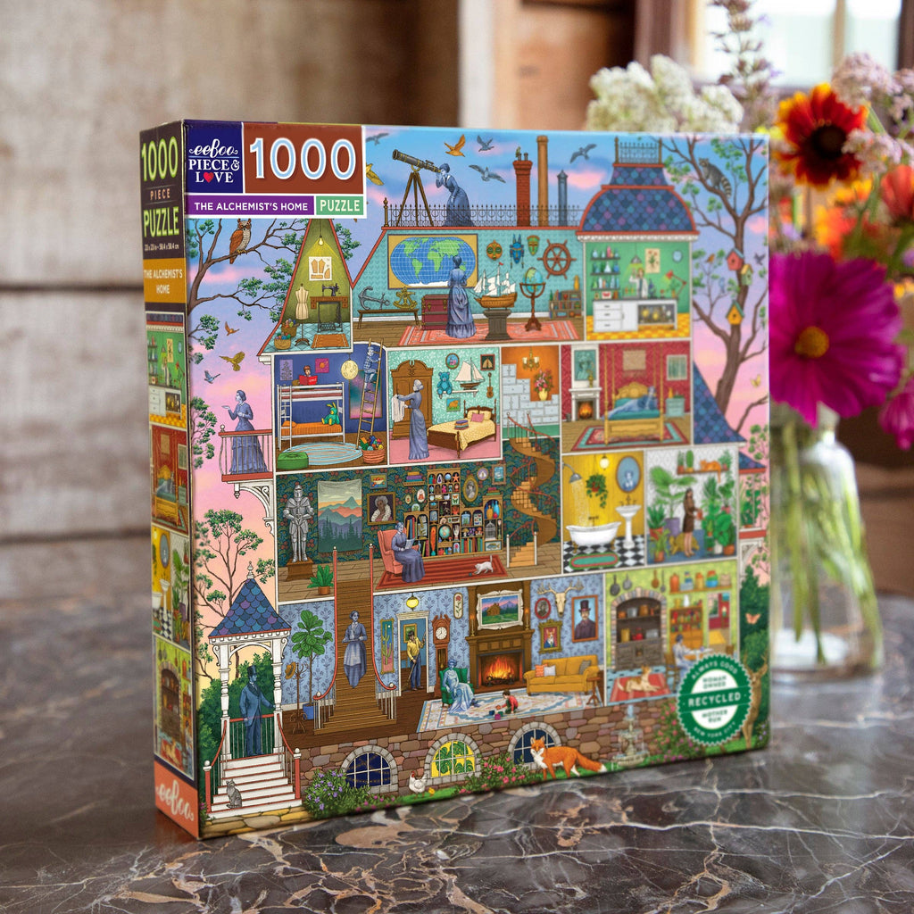 The Alchemist's Home, 1000-piece puzzle, eeBoo