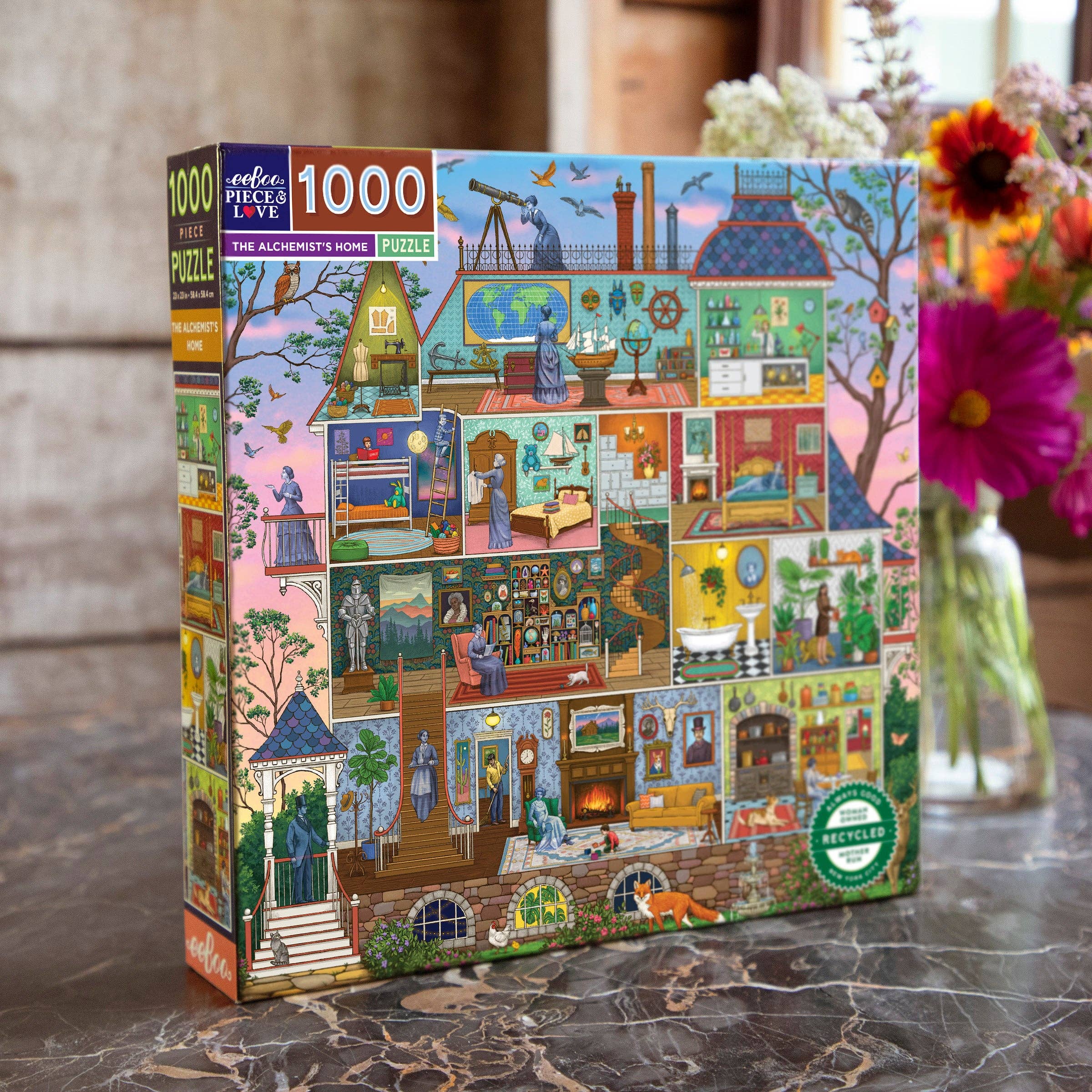 The Alchemist's Home, 1000-piece puzzle, eeBoo