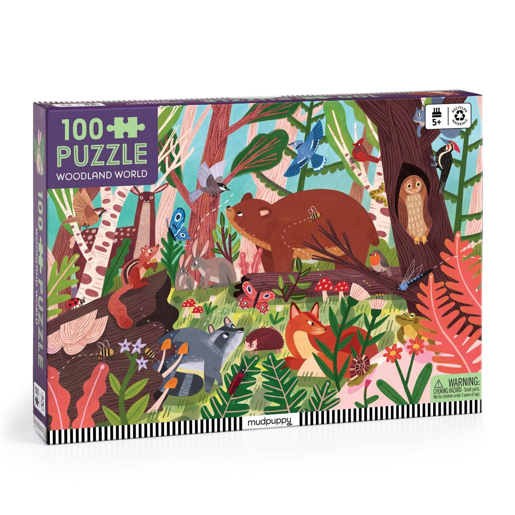 Woodland World, 100-piece kids' puzzle, Mudpuppy