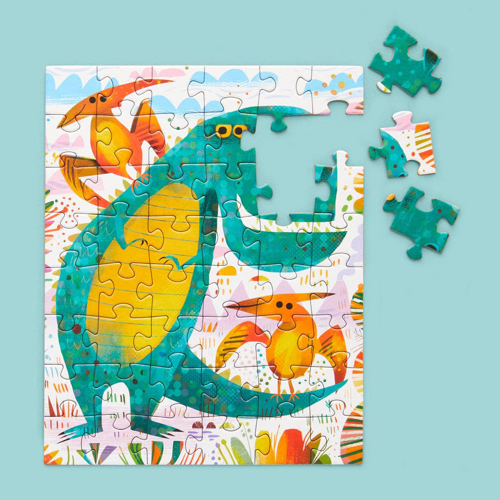 T-Rex and Friends, 48-piece kids' puzzle, WerkShoppe