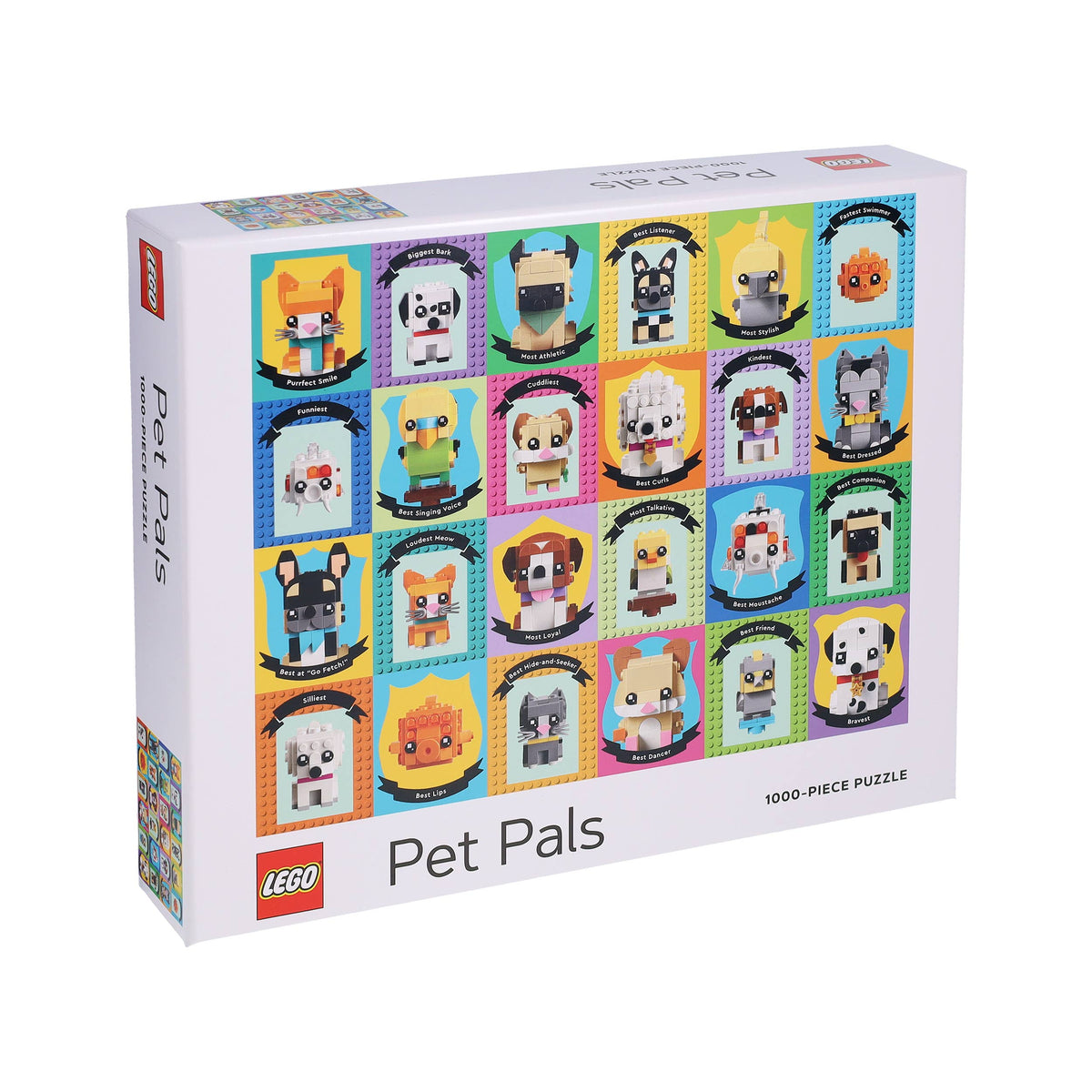 LEGO Pet Pals, 1000-piece puzzle, Chronicle Books