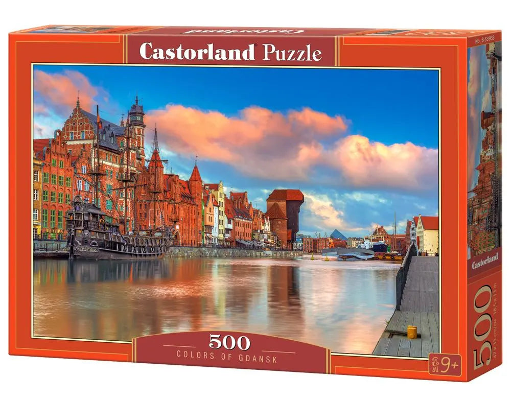 Colors of Gdansk, 500-piece puzzle, Castorland