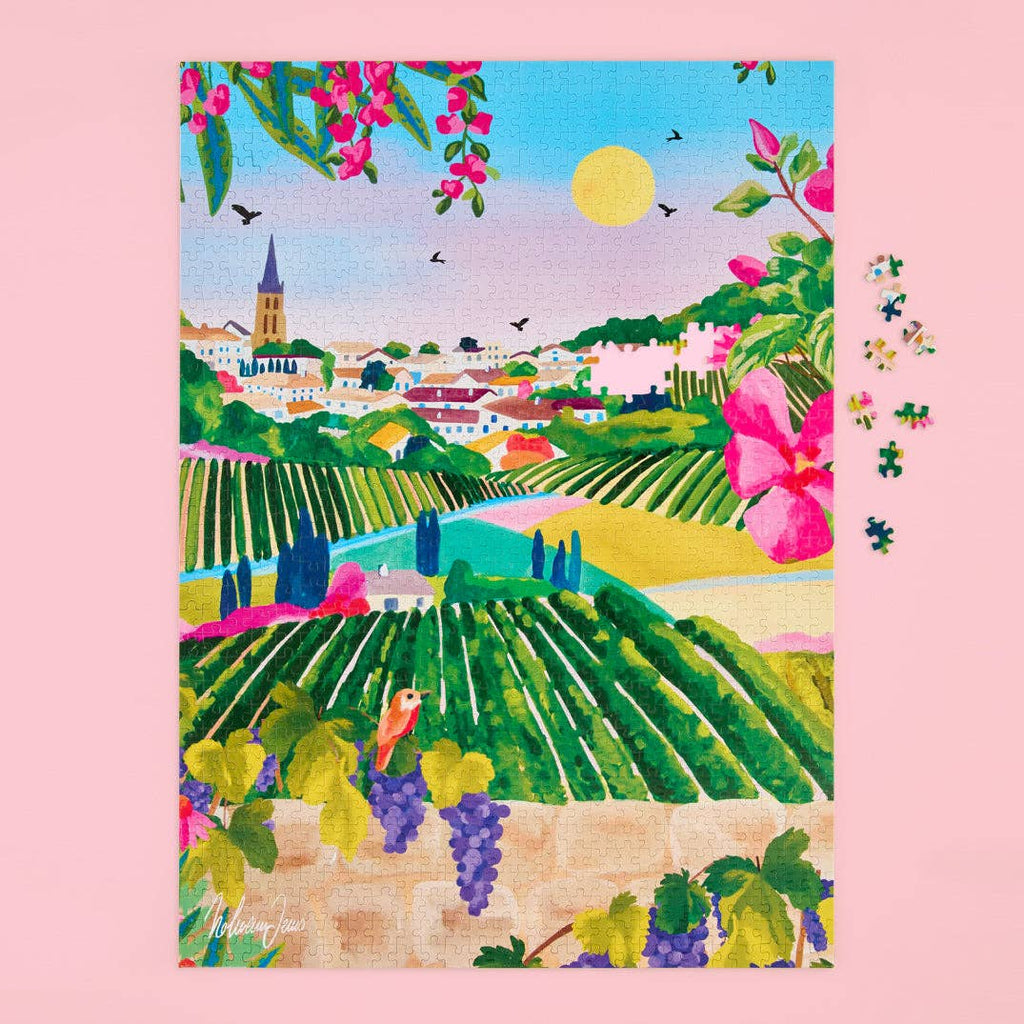 Village Vineyard, 1000-piece puzzle, WerkShoppe
