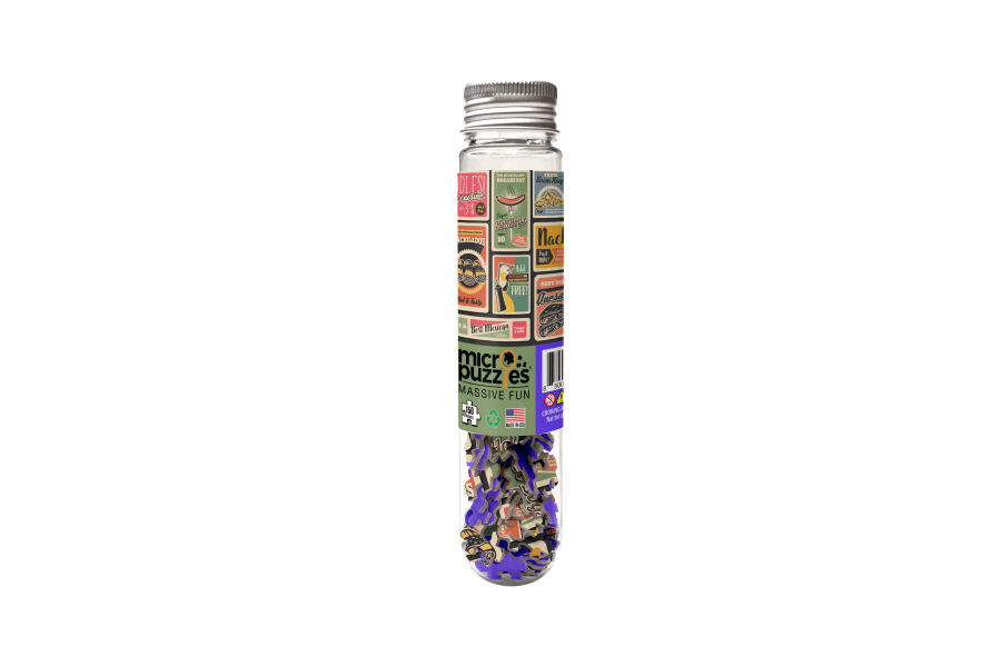 Foods, 150-piece mini puzzle, Micro Puzzles
