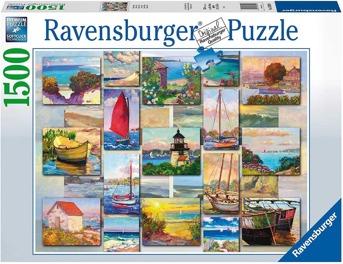 Coastal Collage, 1500-piece puzzle, Ravensburger