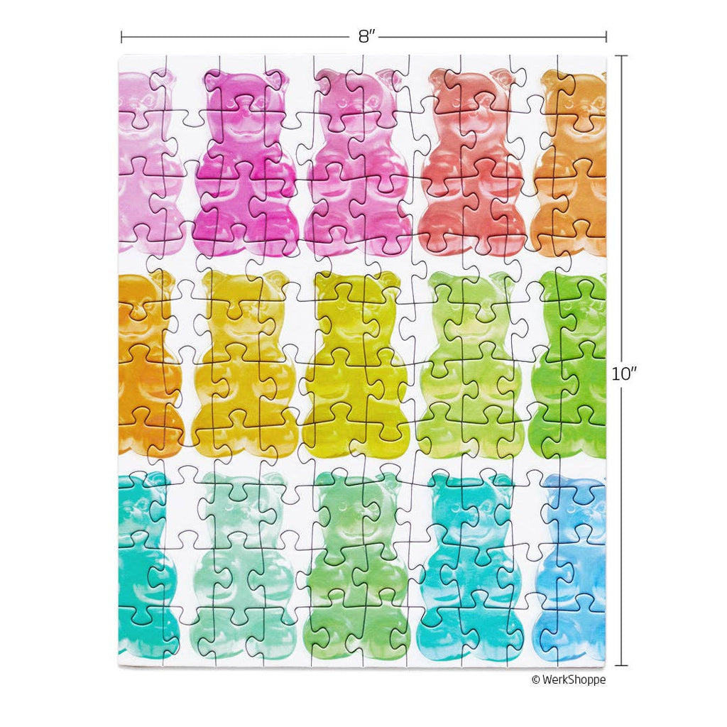 Gummy Bears, 100-piece puzzle, WerkShoppe