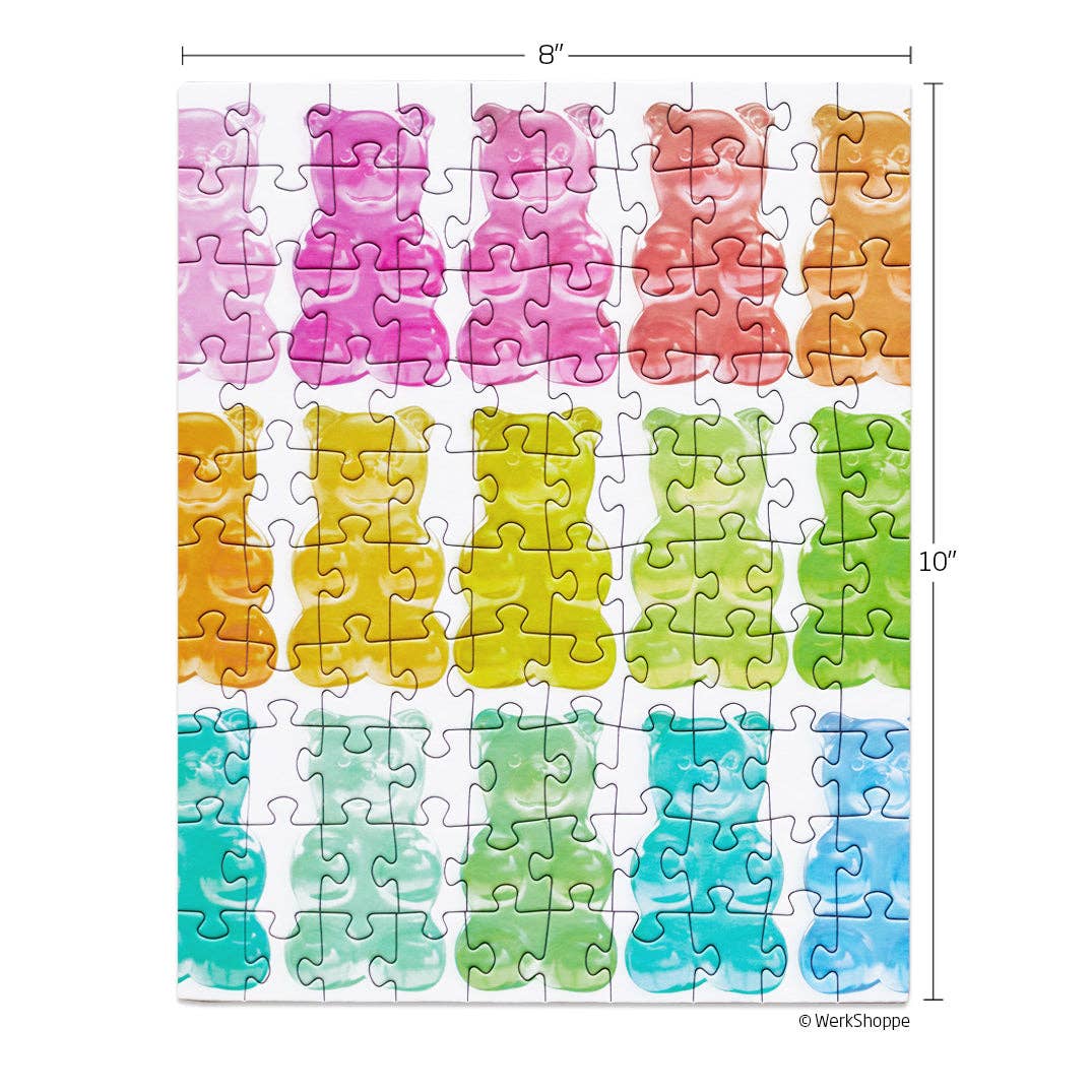 Gummy Bears, 100-piece puzzle, WerkShoppe