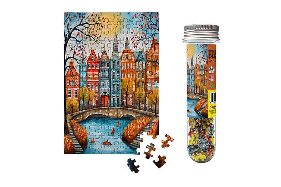 Fall on the Canals, 150-piece mini puzzle, Micro Puzzles