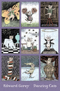 Dancing Cats - Edward Gorey, 300-piece puzzle, Pomegranate
