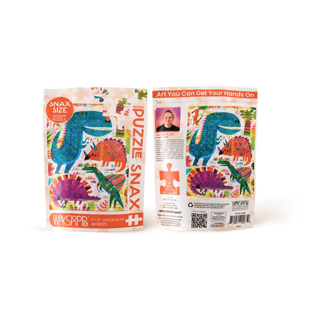 Dinosaur Day, 48-piece puzzle, WerkShoppe