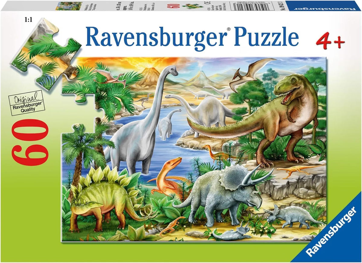 'Prehistoric Life,' 60-piece kids' puzzle, Ravensburger