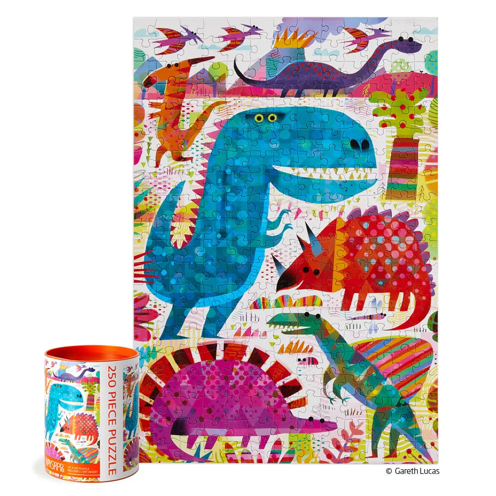 Dinosaur Day, 250-piece kids' puzzle, WerkShoppe