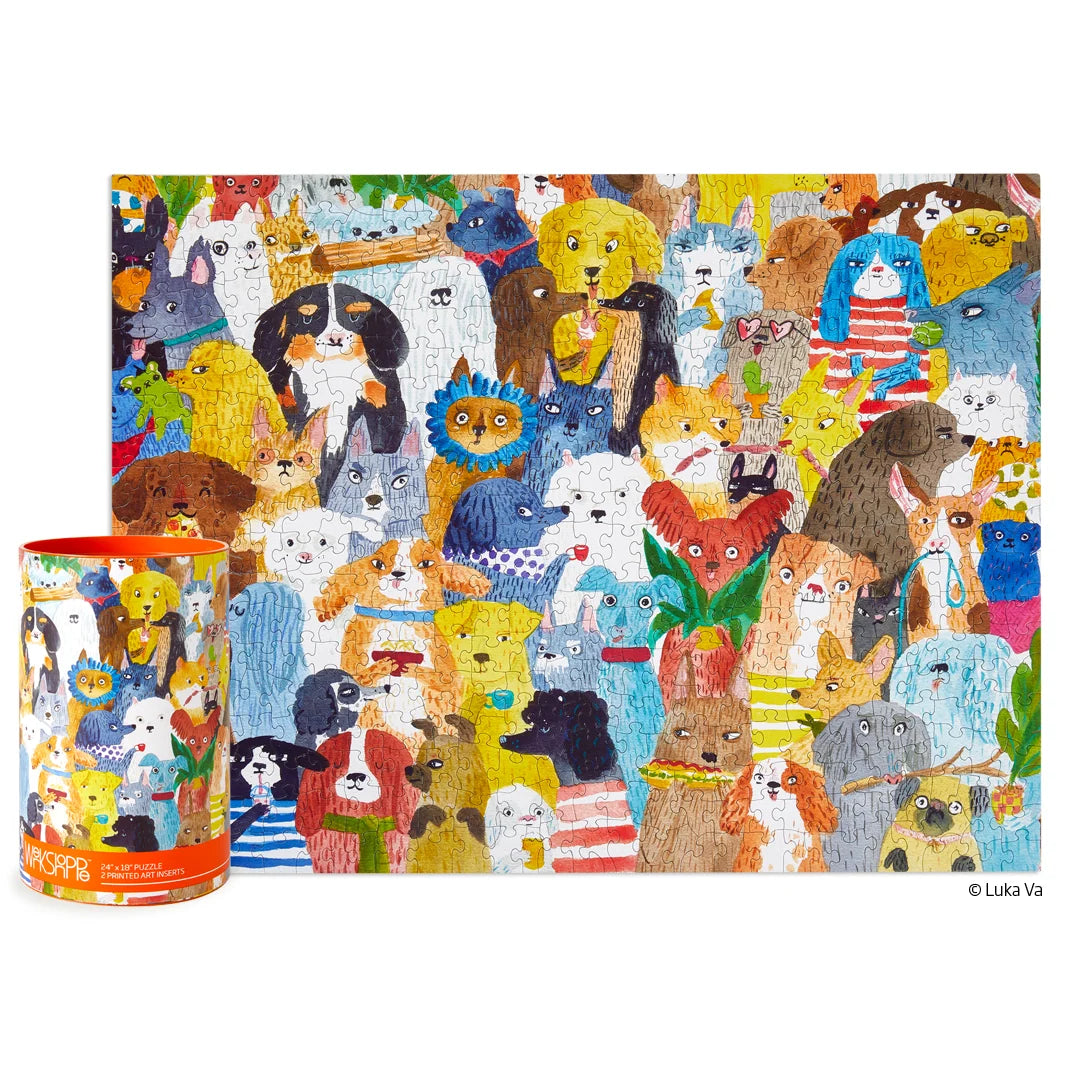 Doggie Day Care, 500-piece puzzle, WerkShoppe