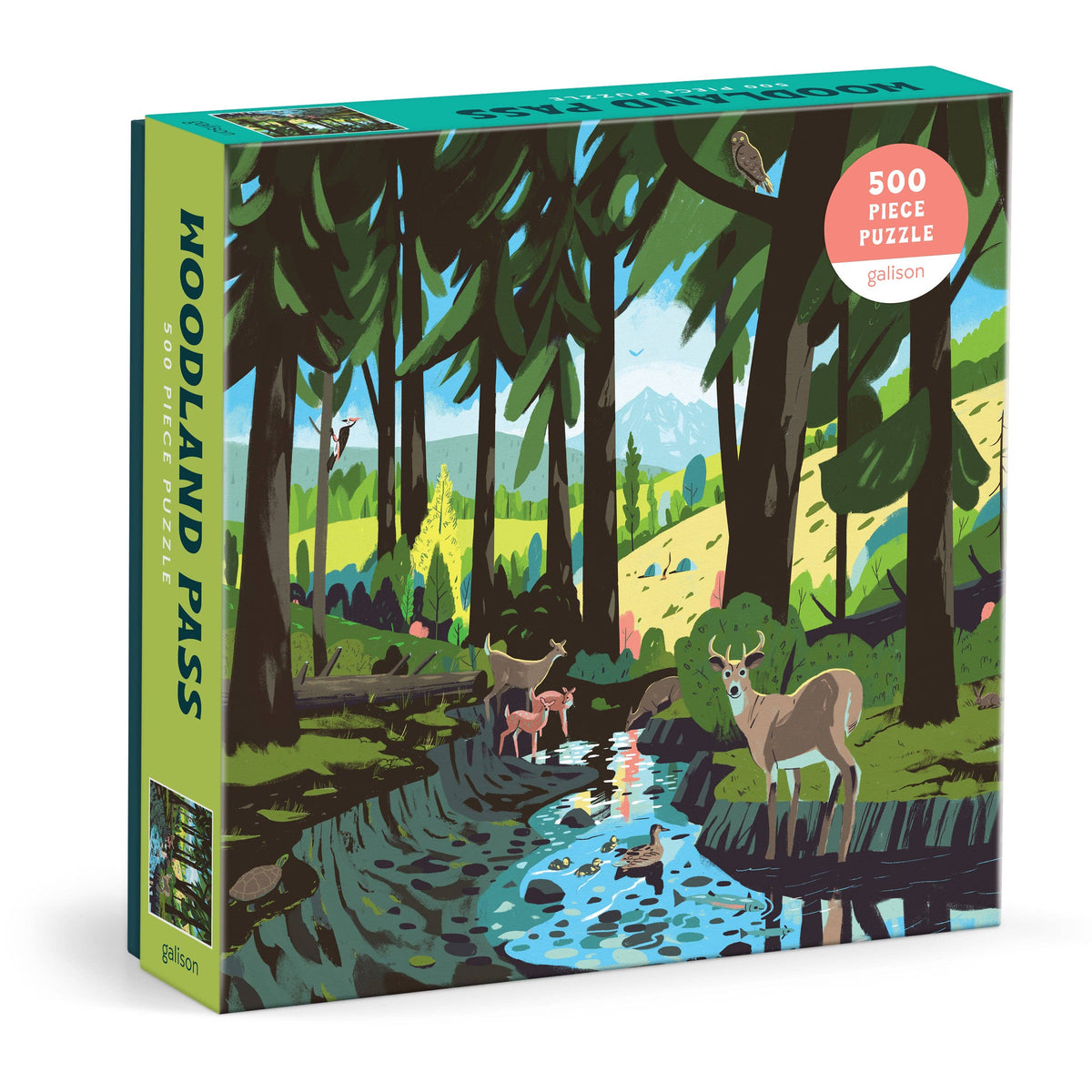 Woodland Pass, 500-piece puzzle, Galison