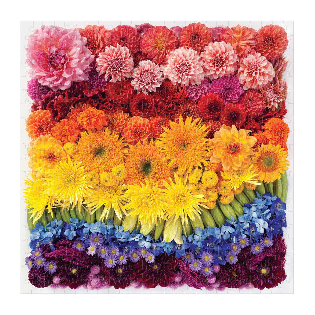 Chronicle Books - Rainbow Summer Flowers 500 Piece Puzzle