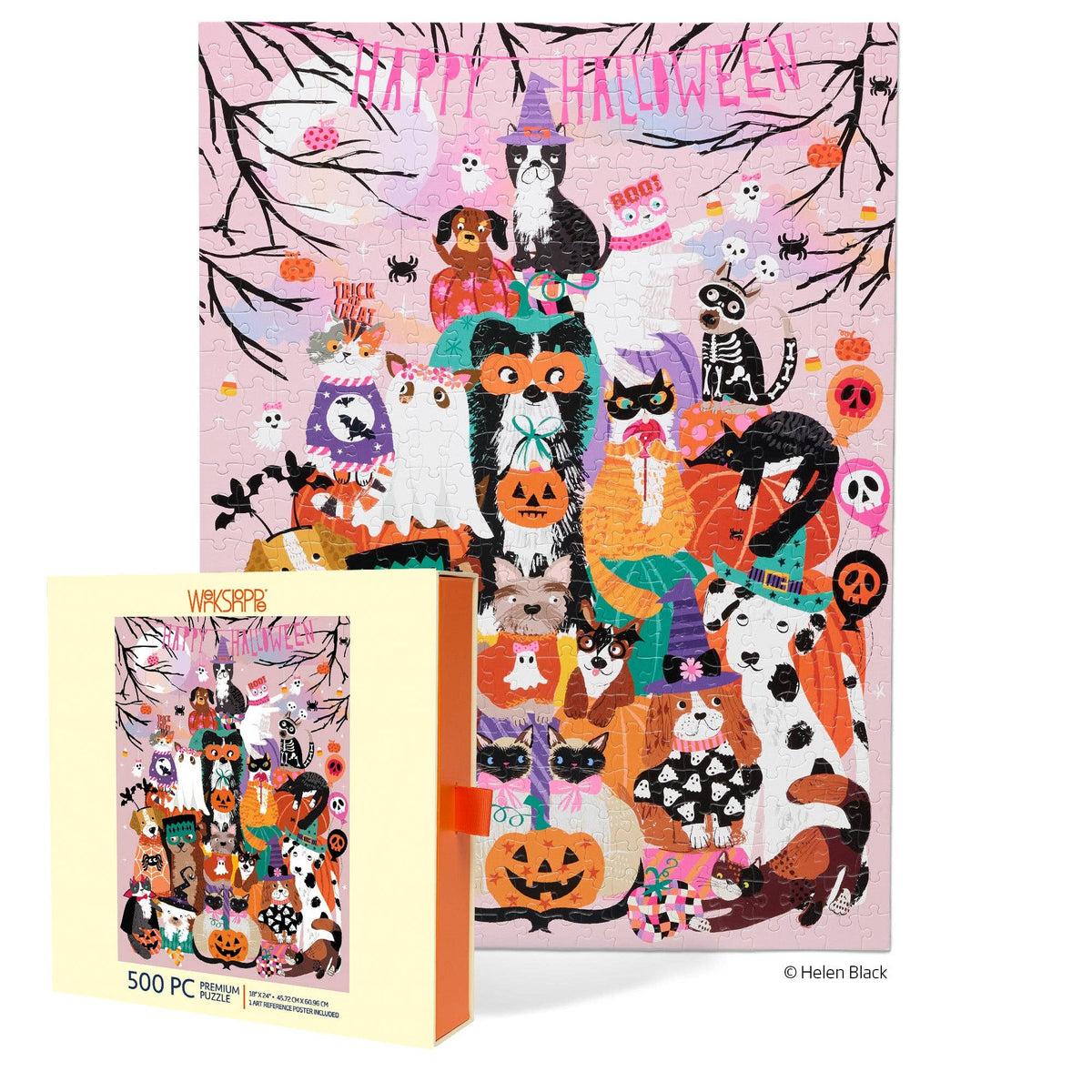 Happy Halloween, 500-piece puzzle, WerkShoppe