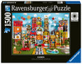 Eames House of Cards Fantasy, 1500-piece puzzle, Ravensburger
