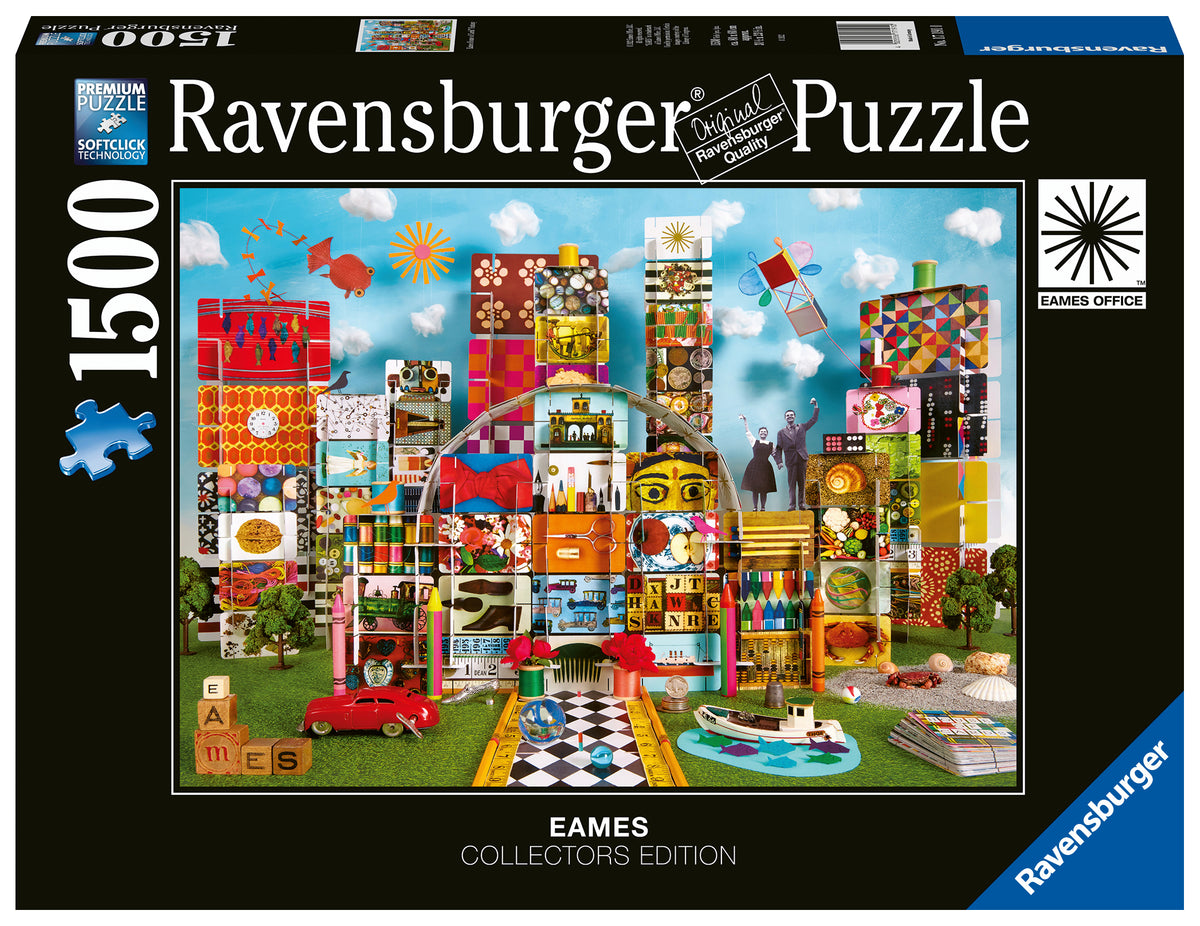 Eames House of Cards Fantasy, 1500-piece puzzle, Ravensburger