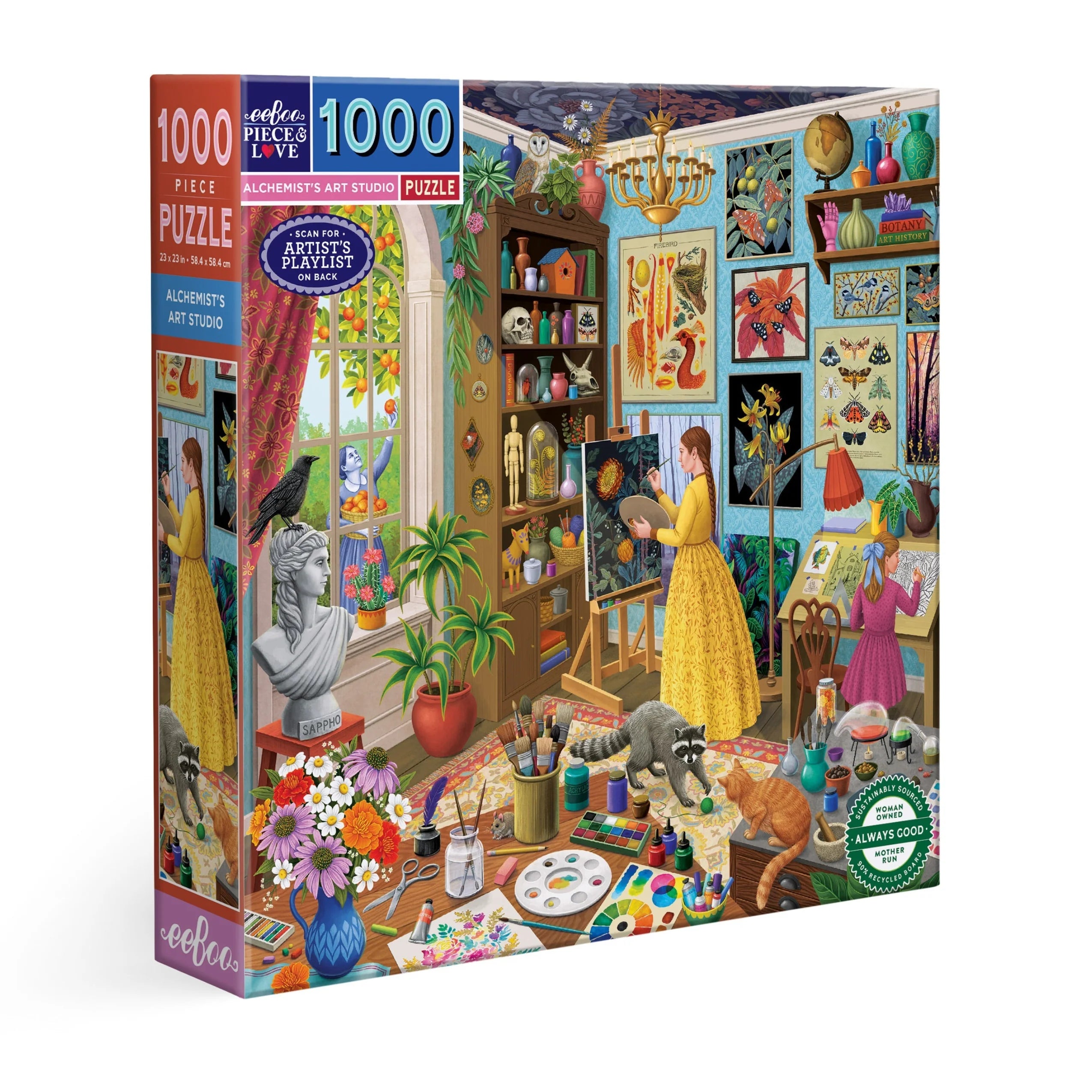 Alchemist's Art Studio, 1000-piece puzzle, eeBoo