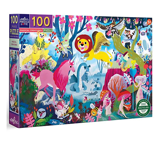Magical Creatures, 100-piece puzzle, eeBoo