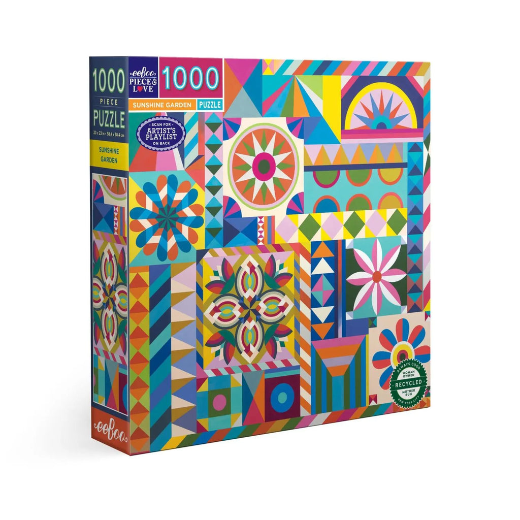 Sunshine Garden, 1000-piece puzzle, eeBoo