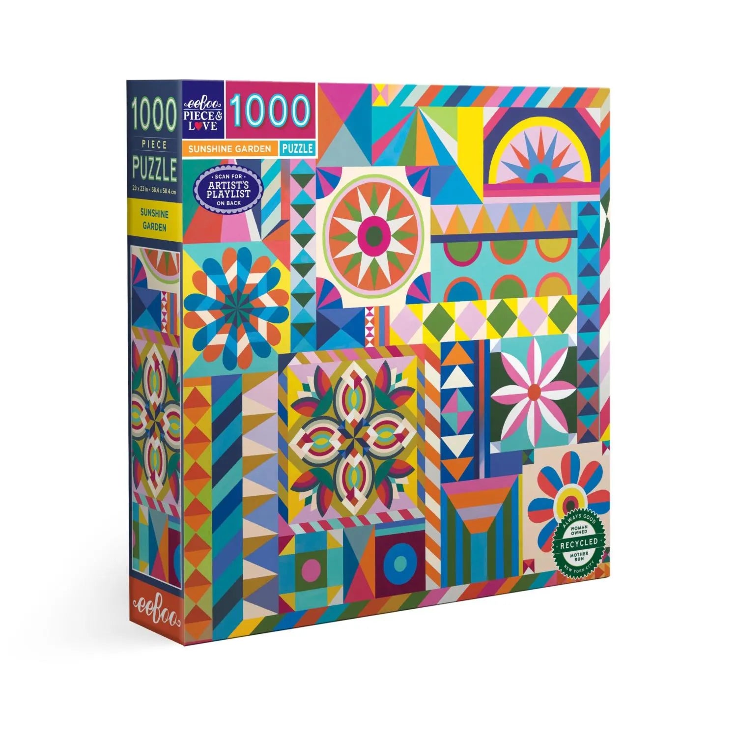 Sunshine Garden, 1000-piece puzzle, eeBoo