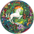 Unicorn Garden, 500-piece round puzzle, eeBoo