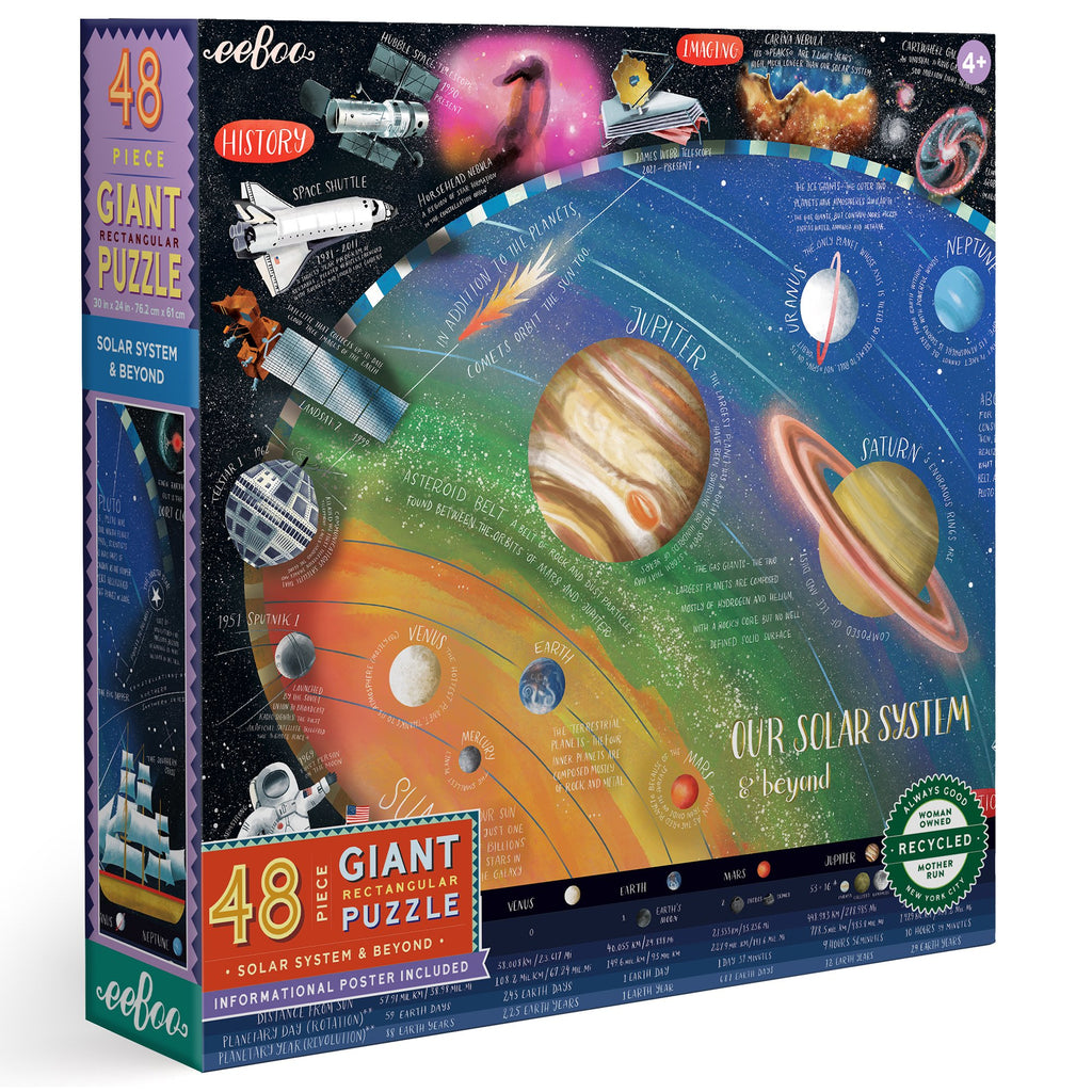 Solar System & Beyond, 48-piece giant puzzle, eeBoo