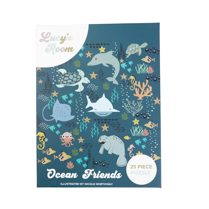 Ocean Friends (Lucy's Room), 25-piece kids' puzzle, Emerson and Friends