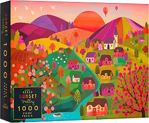 Sunset Valley, 1000-piece puzzle, Elena Essex
