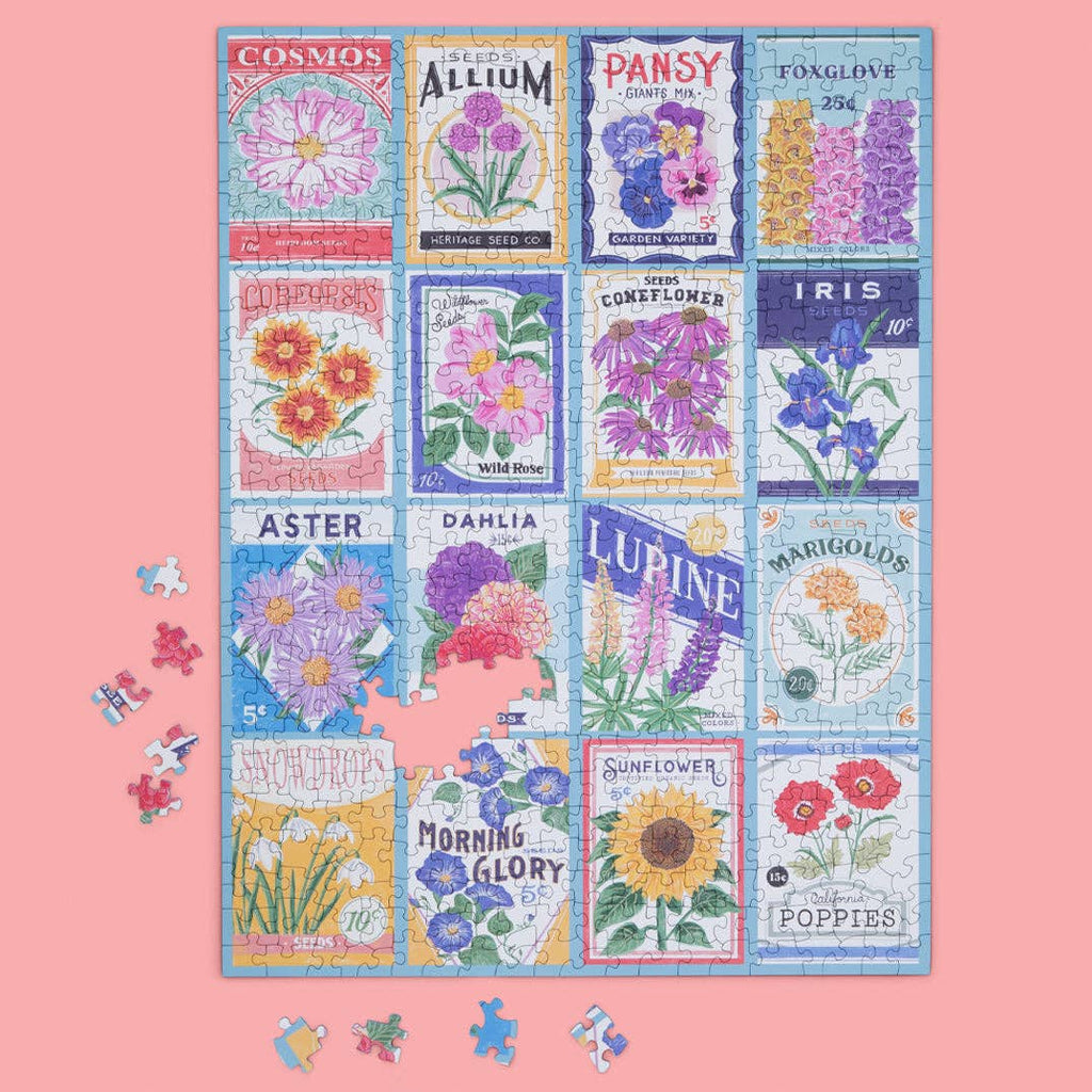Seed Packets, 500-piece puzzle, WerkShoppe