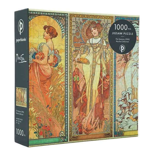 Seasons, 1000-piece foil-accented puzzle, Paperblanks