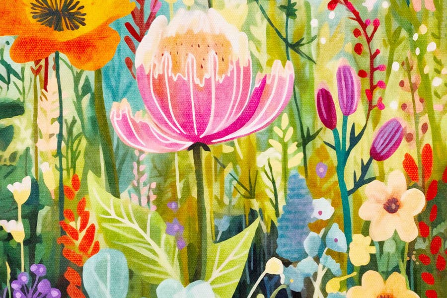 First Pick, Wildflowers, 150-piece puzzle, Micro Puzzles