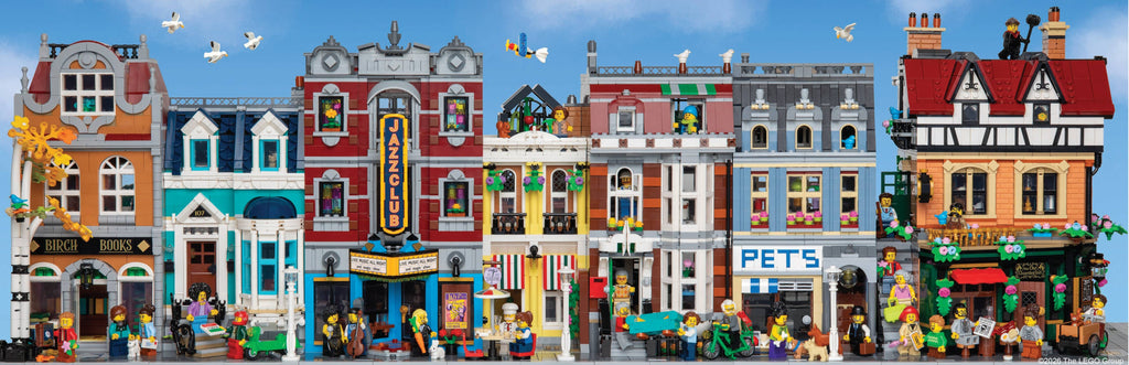 LEGO Main Street, 4 x 125-piece puzzles, Chronicle Books