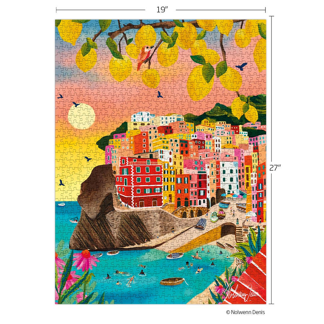 Cinque Terre, 1000-piece puzzle, WerkShoppe