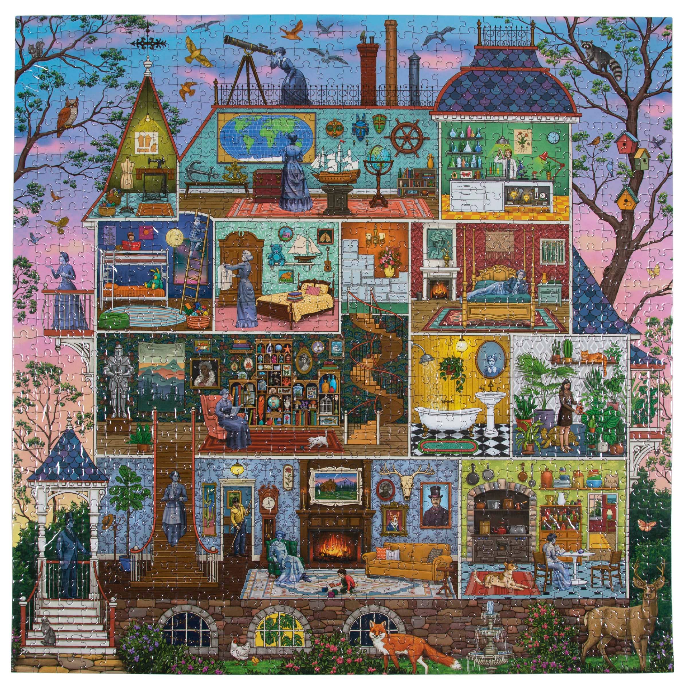The Alchemist's Home, 1000-piece puzzle, eeBoo