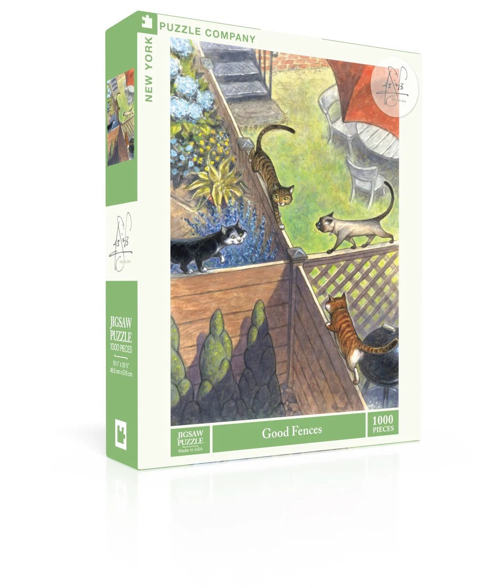Good Fences, 1000-piece puzzle, New York Puzzle Company