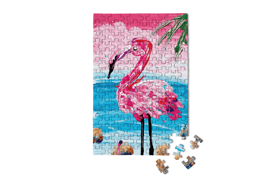 Flamingo, 150-piece mini puzzle, Micro Puzzles