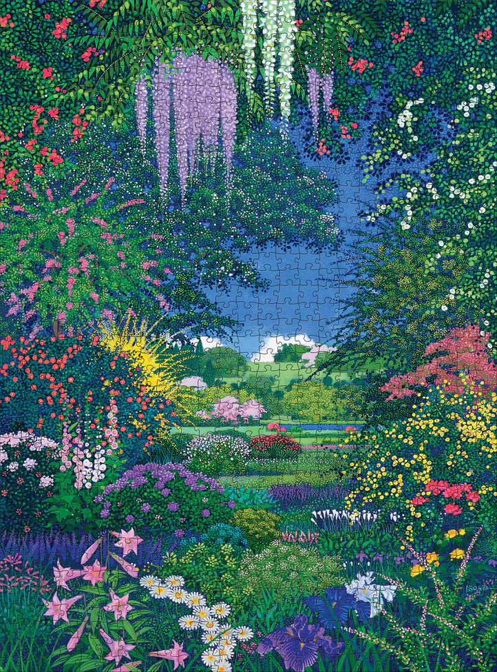 Full Bloom - Hiroo Isono, 1000-piece puzzle, Pomegranate