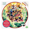 Goddesses, Warriors, Deities, and Heroines from Around the World, 500-piece round puzzle, eeBoo