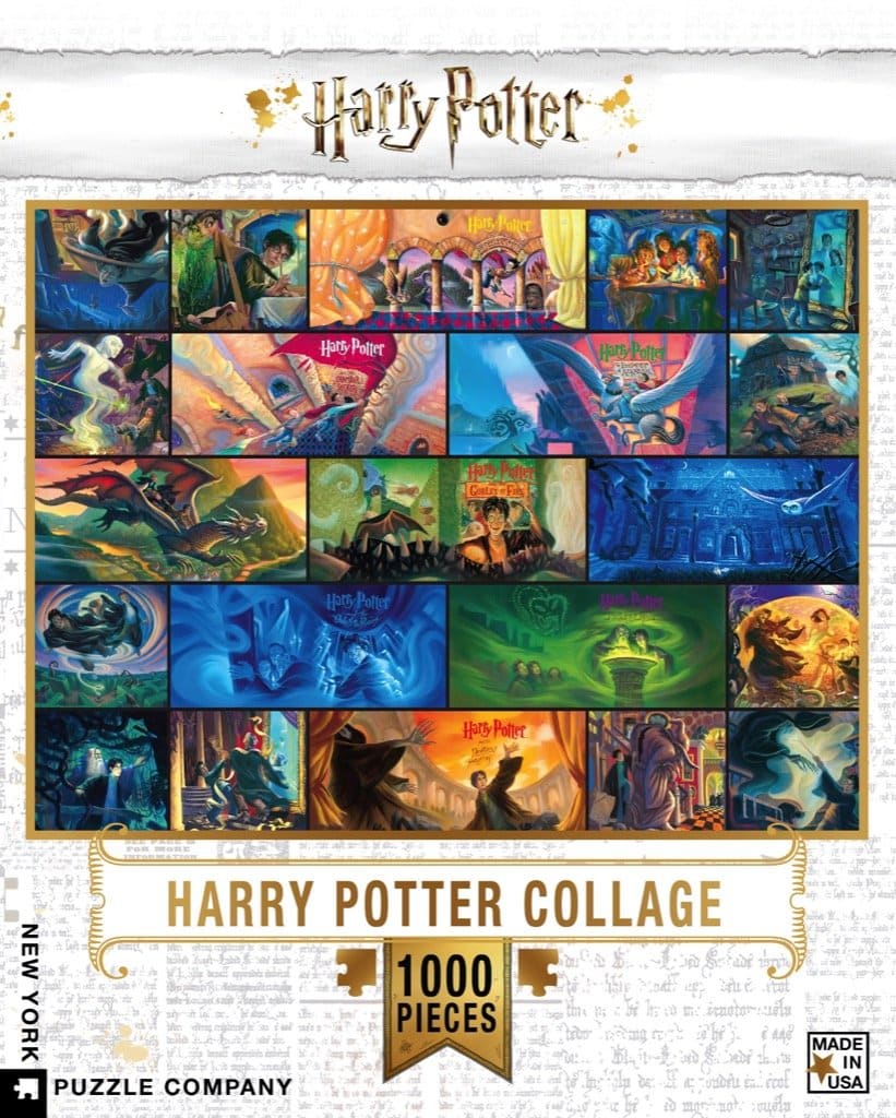 Harry Potter Collage, 1000-piece puzzle, New York Puzzle Company