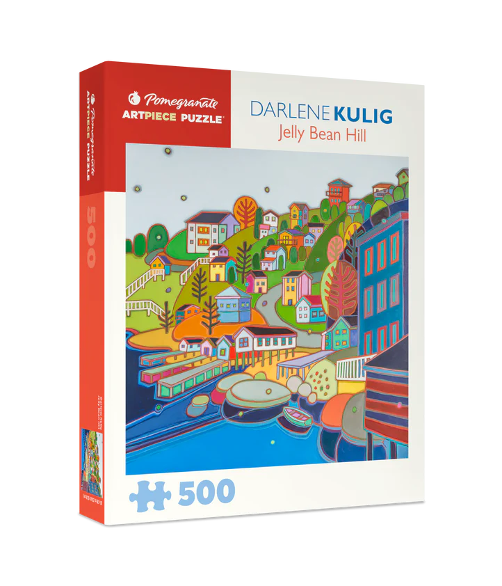 Jelly Bean Hill - Darlene Kulig, 500-piece puzzle, Pomegranate