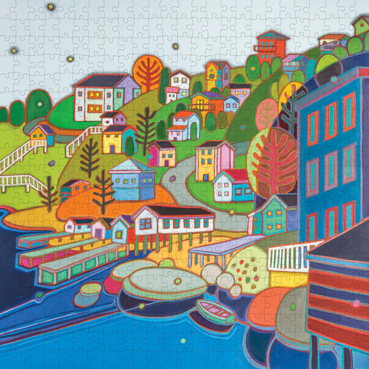 Jelly Bean Hill - Darlene Kulig, 500-piece puzzle, Pomegranate