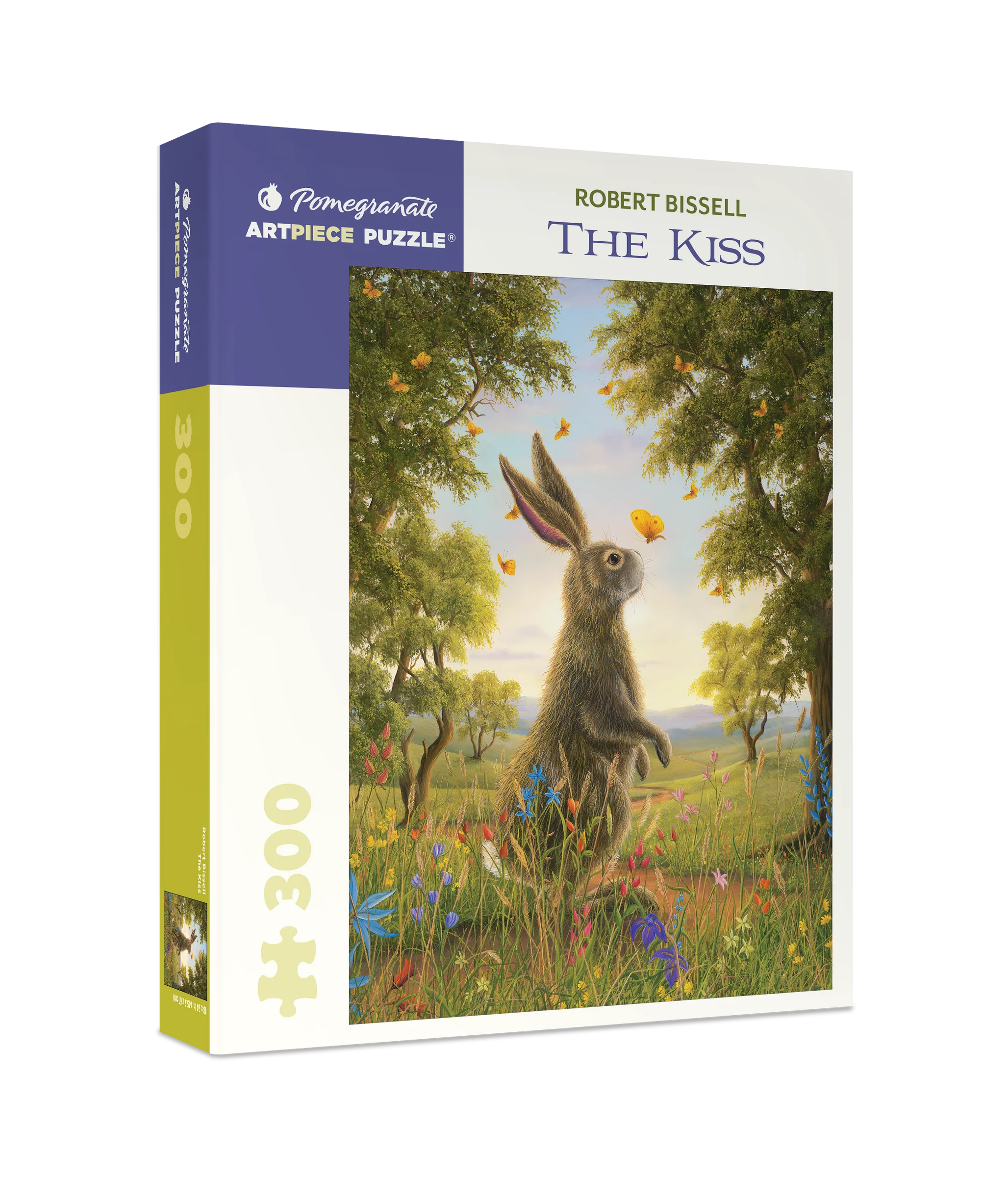 The Kiss - Robert Bissell, 300-piece puzzle, Pomegranate