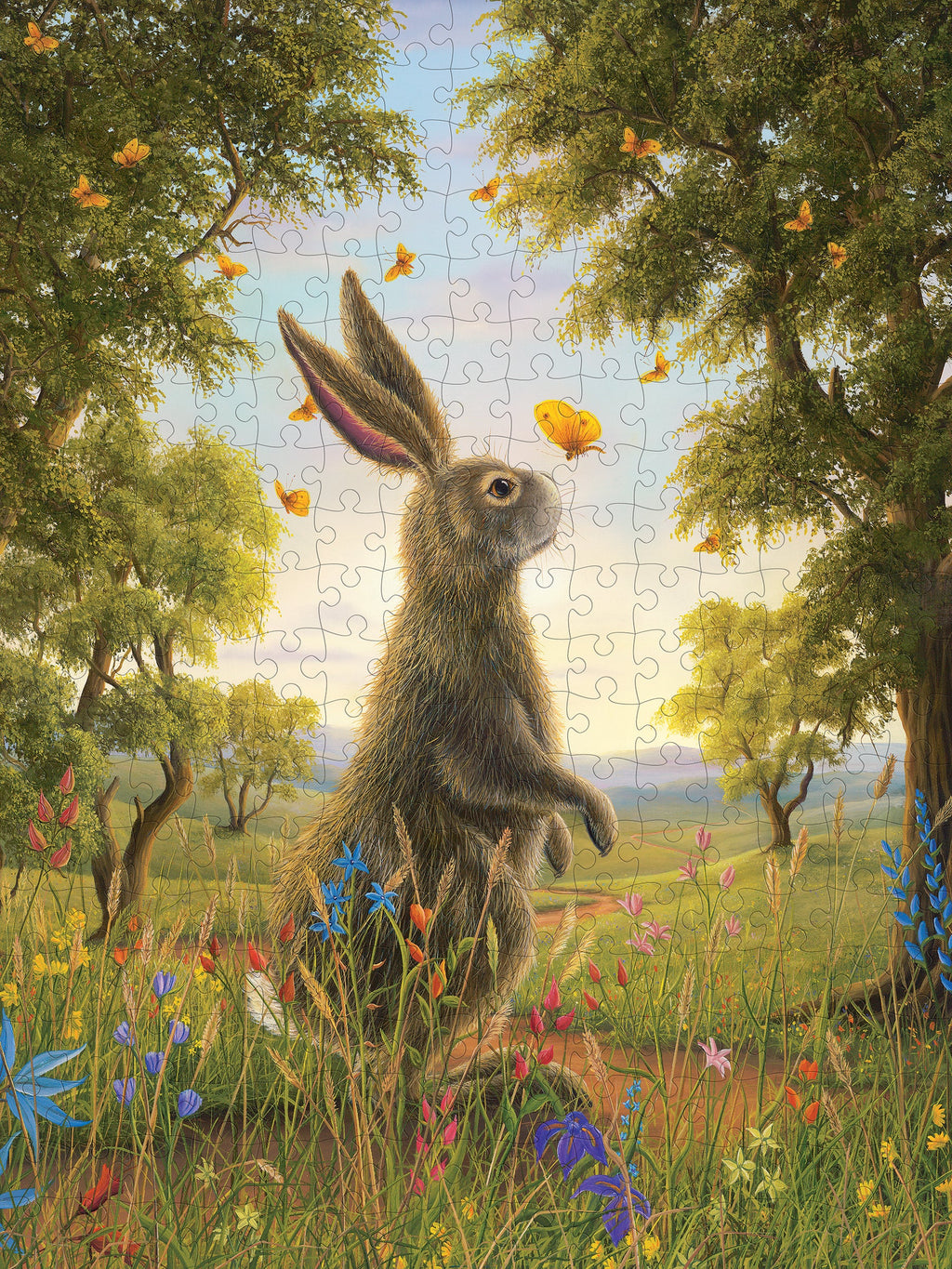 The Kiss - Robert Bissell, 300-piece puzzle, Pomegranate