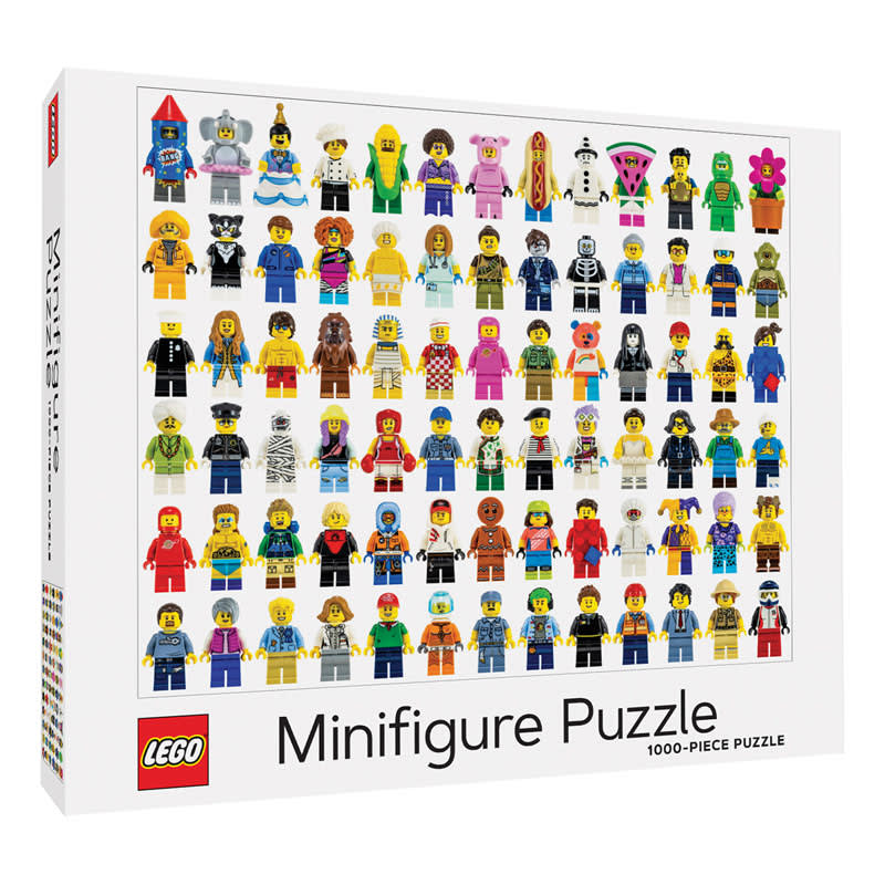LEGO Minifigure puzzle, 1000-piece puzzle, Chronicle Books