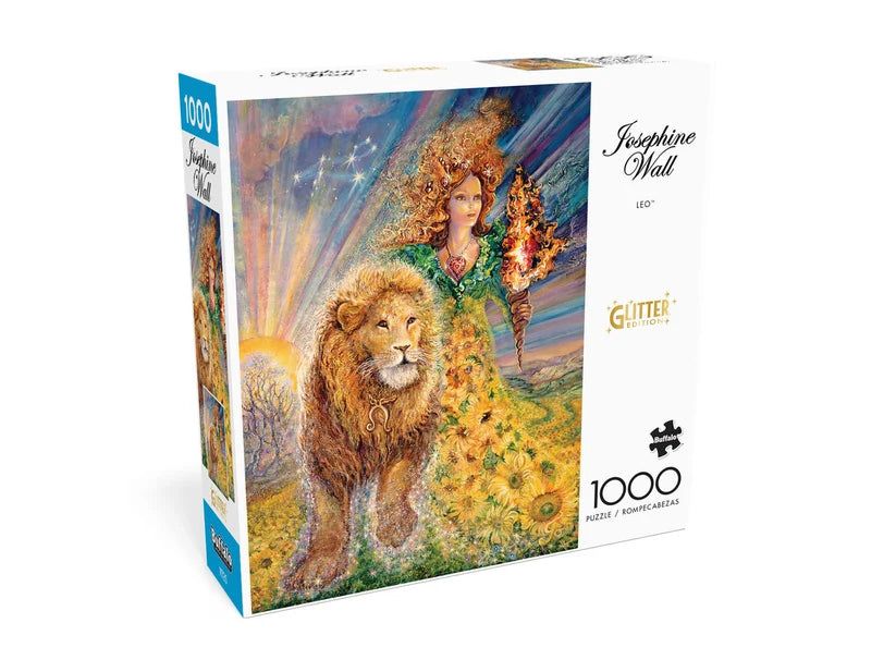 Leo (Josephine Wall), 1000-piece glitter puzzle, Buffalo Games