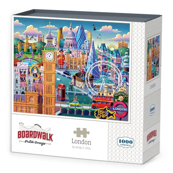London, 1000-piece puzzle, Boardwalk Puzzle Company