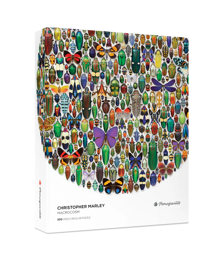 Macrocosm -  Christopher Marley, 500-piece round puzzle, Pomegranate