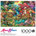 Merry Mushroom Village Picnic (Aimee Stewart), 1000-piece puzzle, Buffalo Games